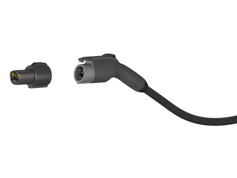 SAE-2-I(TYPE1) TO TESLA(NACS)充電轉接頭